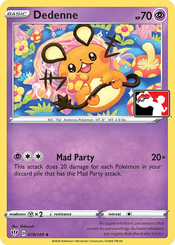 Dedenne (078/189) [Prize Pack Series One] Holofoil