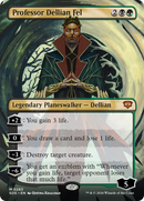 Professor Dellian Fel (Borderless) [Secrets of Strixhaven] Foil