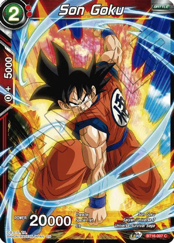 Son Goku (BT16-007) [Realm of the Gods] Parallel Foil