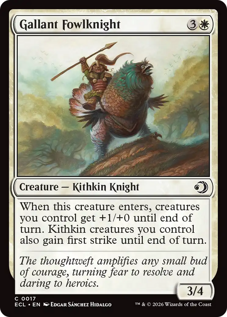 Gallant Fowlknight [Lorwyn Eclipsed] Foil