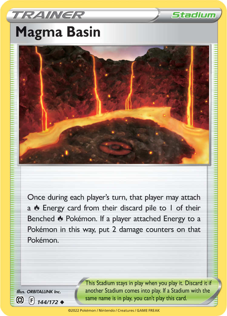 Magma Basin (144/172) [Sword & Shield: Brilliant Stars] Reverse Holofoil