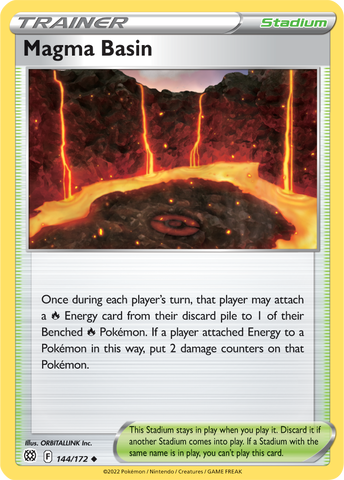 Magma Basin (144/172) [Sword & Shield: Brilliant Stars] Reverse Holofoil