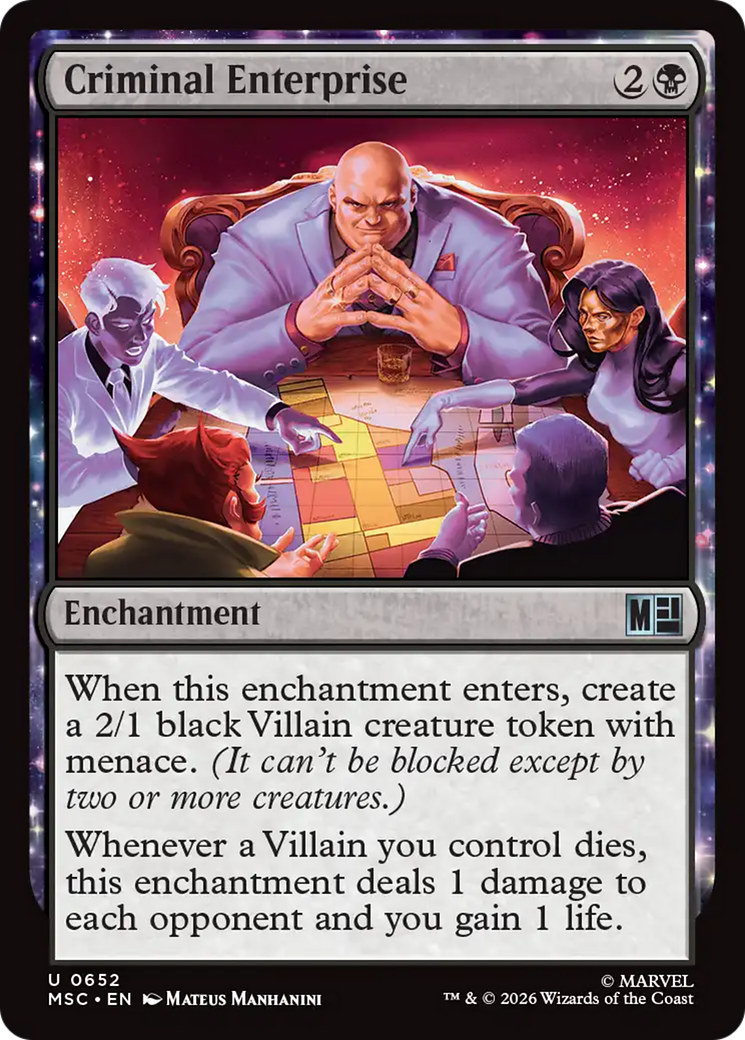 Criminal Enterprise [Marvel Super Heroes Commander] Foil