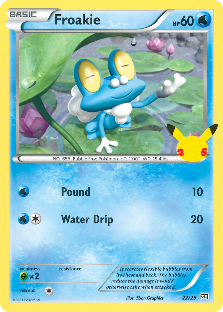 Froakie (22/25) [McDonald's 25th Anniversary] Holofoil