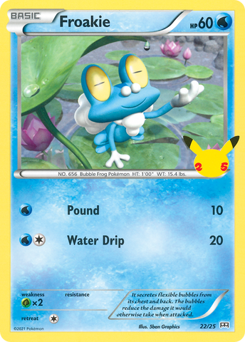 Froakie (22/25) [McDonald's 25th Anniversary] Holofoil