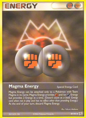 Magma Energy (87/95) [EX: Team Magma vs Team Aqua] Reverse Holofoil
