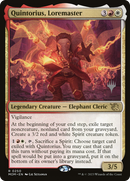 Quintorius, Loremaster (Promo Pack) [March of the Machine Promos] Foil
