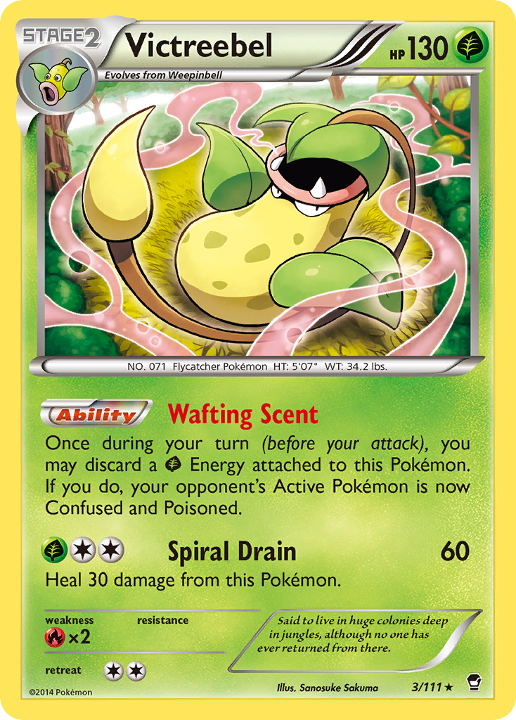 Victreebel (3/111) [XY: Furious Fists] Reverse Holofoil