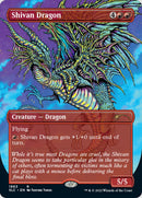 Shivan Dragon (Borderless) [Secret Lair 30th Anniversary Countdown Kit] Foil