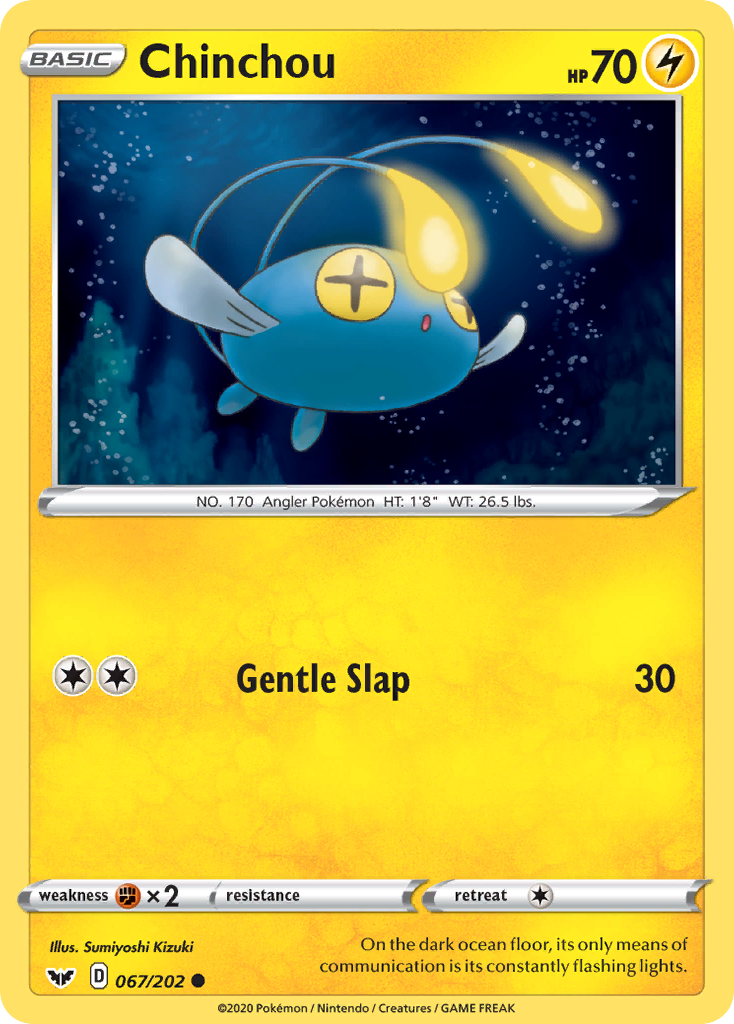 Chinchou (067/202) [Sword & Shield: Base Set] Reverse Holofoil