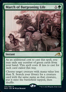 March of Burgeoning Life (Promo Pack) [Kamigawa: Neon Dynasty Promos] Foil