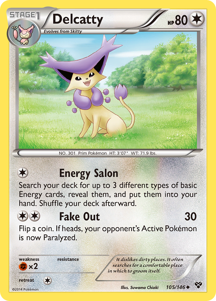 Delcatty (105/146) [XY: Base Set] Reverse Holofoil