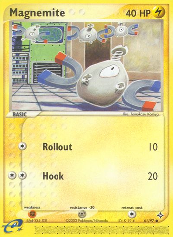 Magnemite (61/97) [EX: Dragon] Reverse Holofoil