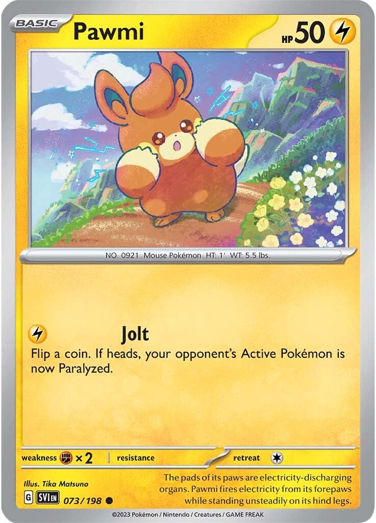Pawmi (073/198) [Scarlet & Violet: Base Set] Reverse Holofoil