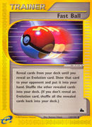 Fast Ball (124/144) [Skyridge] Reverse Holofoil
