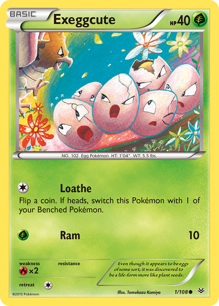 Exeggcute (1/108) [XY: Roaring Skies] Reverse Holofoil
