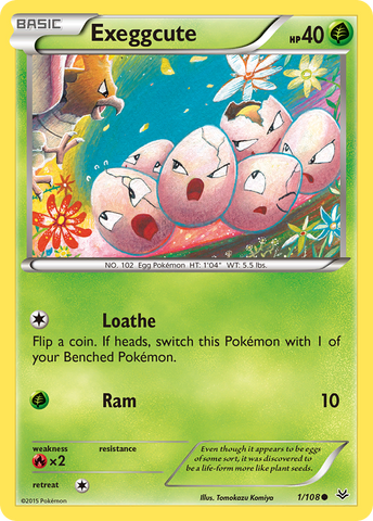 Exeggcute (1/108) [XY: Roaring Skies] Reverse Holofoil