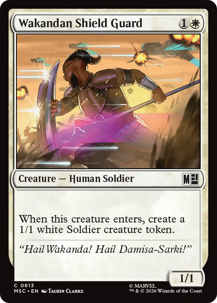 Wakandan Shield Guard [Marvel Super Heroes Commander] Foil