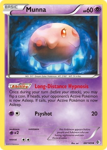 Munna (68/149) [Black & White: Boundaries Crossed] Reverse Holofoil