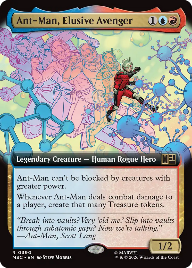 Ant-Man, Elusive Avenger (Extended Art) [Marvel Super Heroes Commander] Foil