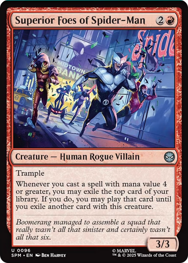 Superior Foes of Spider-Man [Marvel's Spider-Man] Foil
