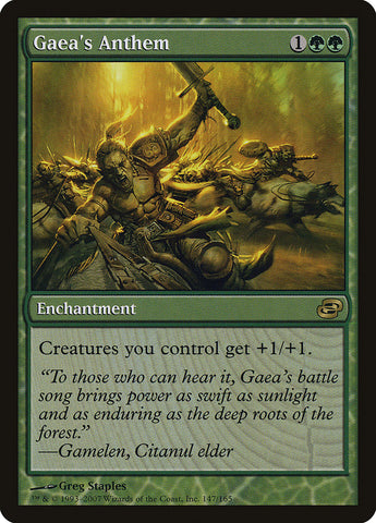 Gaea's Anthem [Planar Chaos] Foil