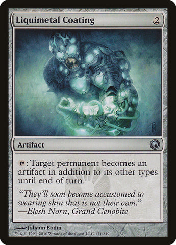 Liquimetal Coating [Scars of Mirrodin] Foil