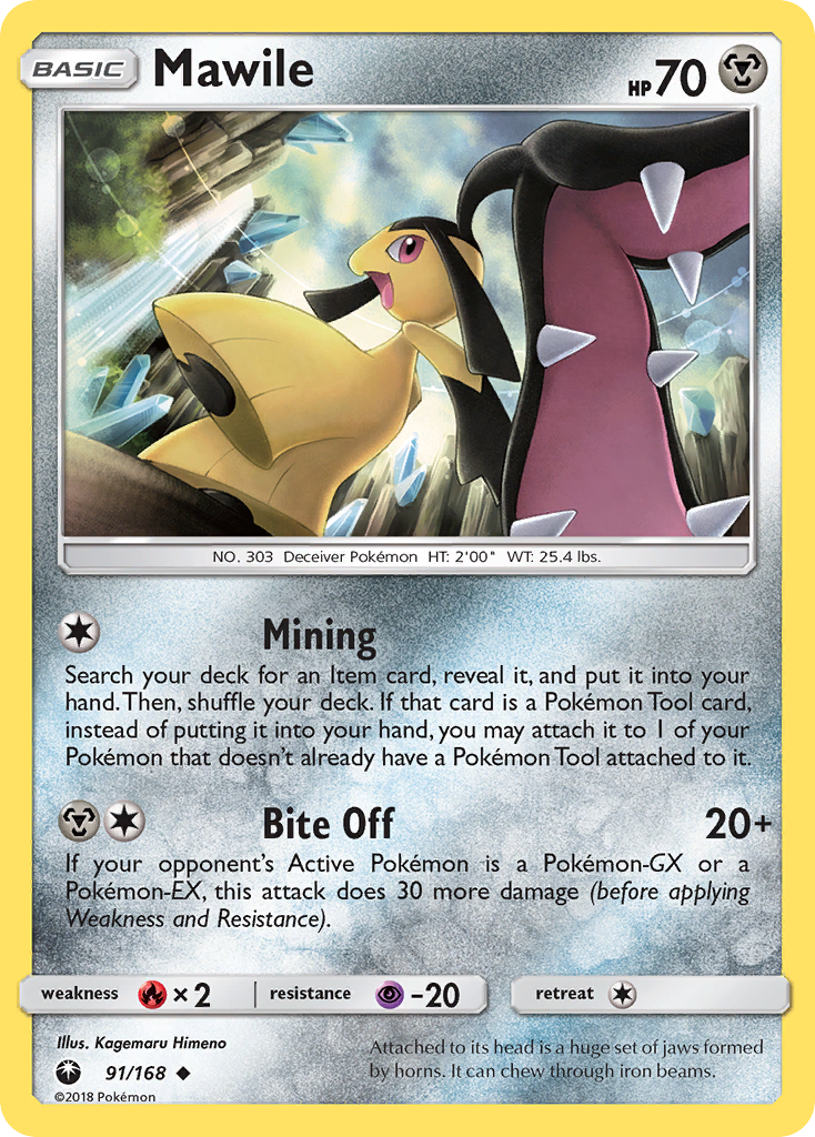 Mawile (91/168) [Sun & Moon: Celestial Storm] Reverse Holofoil