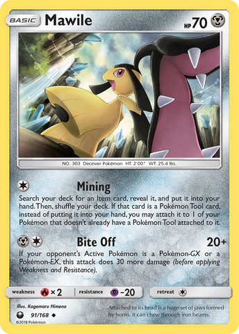 Mawile (91/168) [Sun & Moon: Celestial Storm] Reverse Holofoil