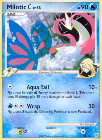 Milotic C (35/147) [Platinum: Supreme Victors] Reverse Holofoil