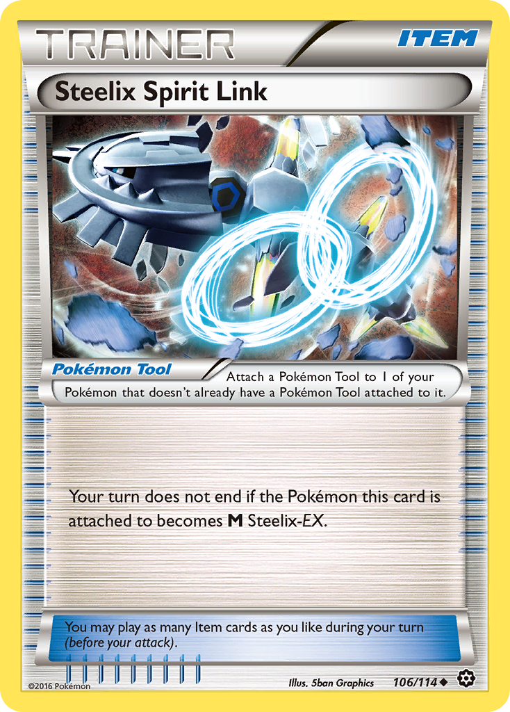 Steelix Spirit Link (106/114) [XY: Steam Siege] Reverse Holofoil