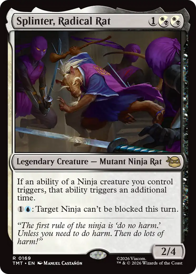 Splinter, Radical Rat [Teenage Mutant Ninja Turtles] Foil