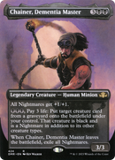 Chainer, Dementia Master (Borderless Alternate Art) [Dominaria Remastered] Foil