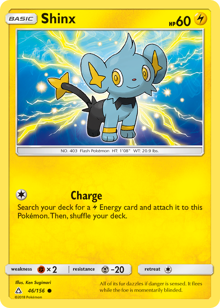 Shinx (46/156) [Sun & Moon: Ultra Prism] Reverse Holofoil