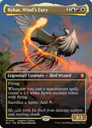 Kykar, Wind's Fury (Borderless) [Bloomburrow Commander] Foil