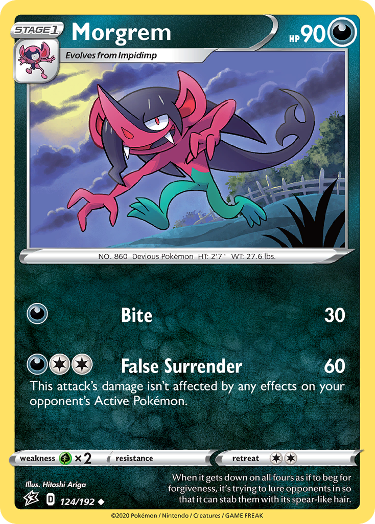 Morgrem (124/192) [Sword & Shield: Rebel Clash] Reverse Holofoil