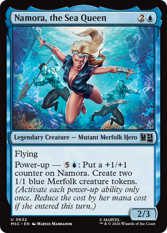 Namora, the Sea Queen [Marvel Super Heroes Commander] Foil