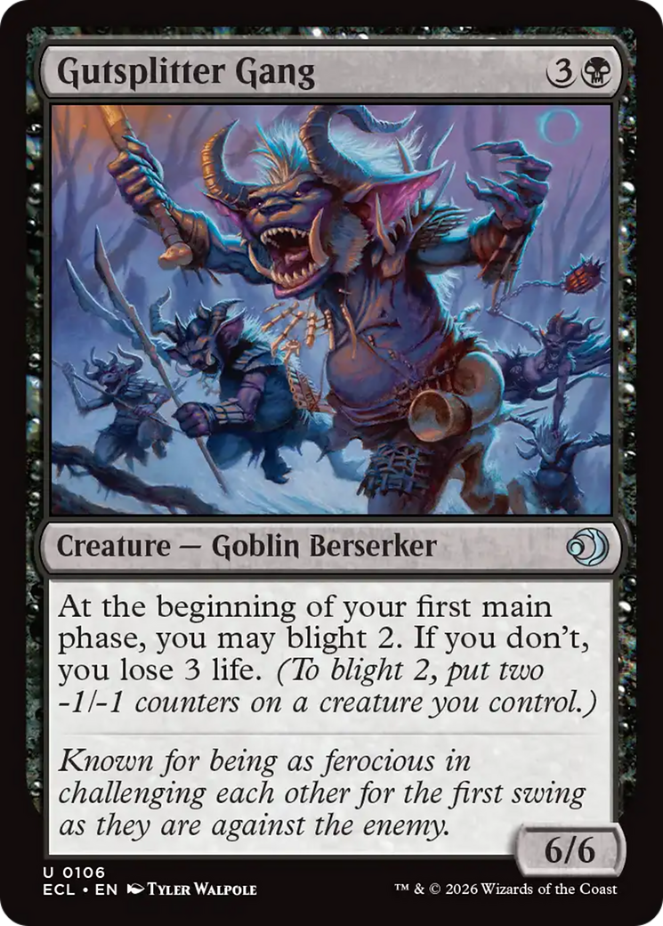 Gutsplitter Gang [Lorwyn Eclipsed] Foil