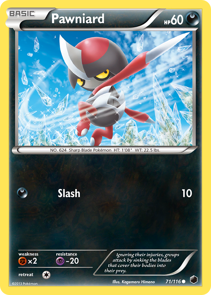 Pawniard (71/116) [Black & White: Plasma Freeze] Reverse Holofoil