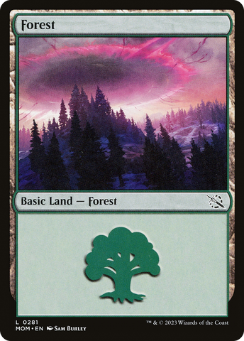 Forest (281) [March of the Machine] Foil