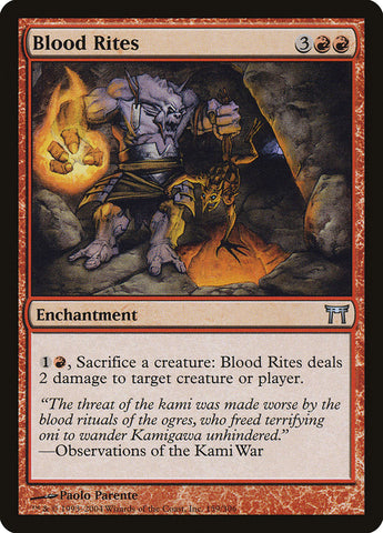 Blood Rites [Champions of Kamigawa] Foil