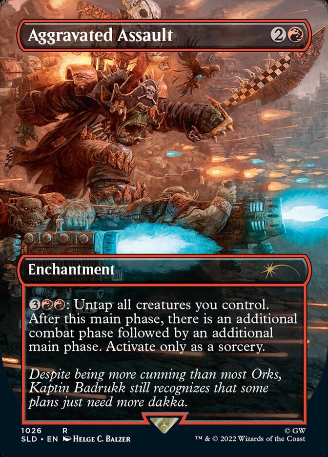Aggravated Assault (Borderless) [Secret Lair Drop Series] Foil