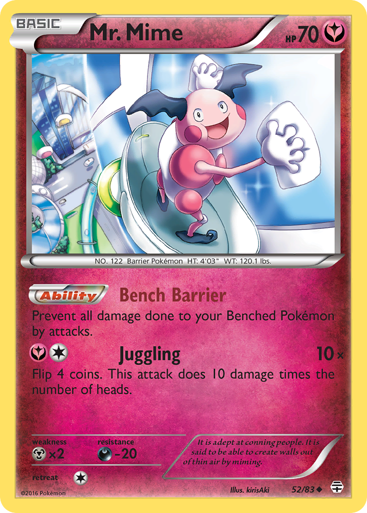Mr. Mime (52/83) [XY: Generations] Reverse Holofoil