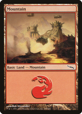 Mountain (300) [Mirrodin] Foil
