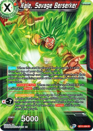 Kale, Savage Berserker (BT11-004) [Vermilion Bloodline 2nd Edition] Parallel Foil