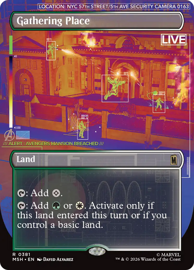 Gathering Place (Borderless) [Marvel Super Heroes] Foil