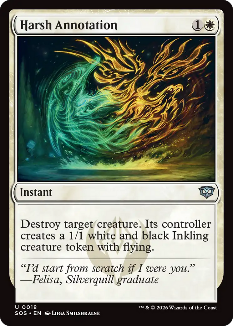 Harsh Annotation [Secrets of Strixhaven] Foil