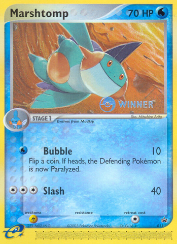 Marshtomp (011) [Nintendo: Black Star Promos] Holofoil