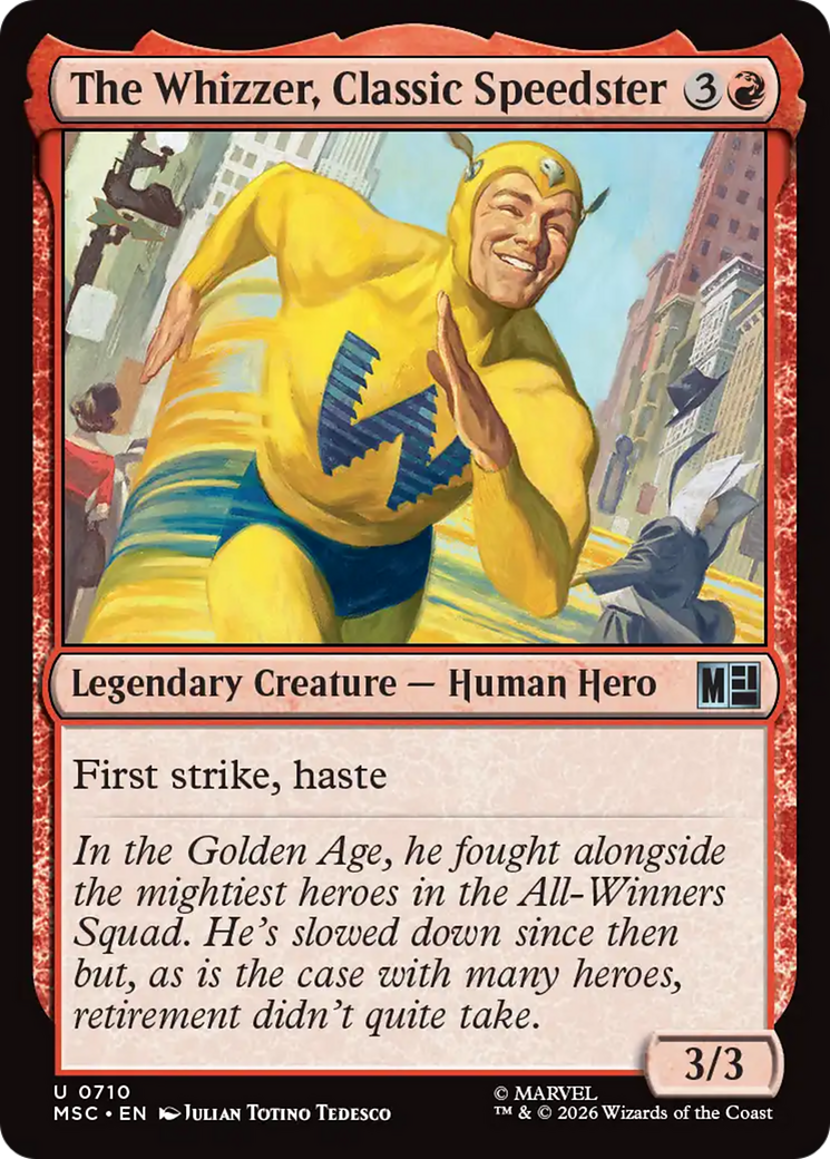 The Whizzer, Classic Speedster [Marvel Super Heroes Commander] Foil