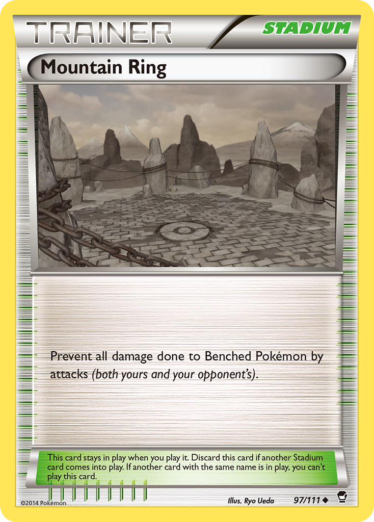 Mountain Ring (97/111) [XY: Furious Fists] Reverse Holofoil